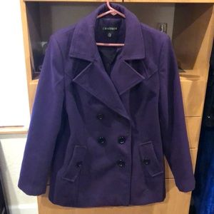 Perfect purple pea coat
